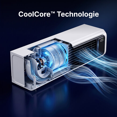 Technologie CoolCore AirZuma rafraîchisseur d’air portable